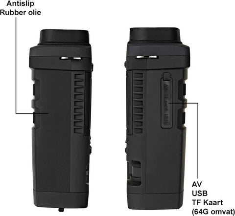 Nachtkijker met Infrarood - Verrekijker voor Volwassenen - Warmtebeeld Kijker met Nachtzicht - Inclusief 32GB SD Kaart