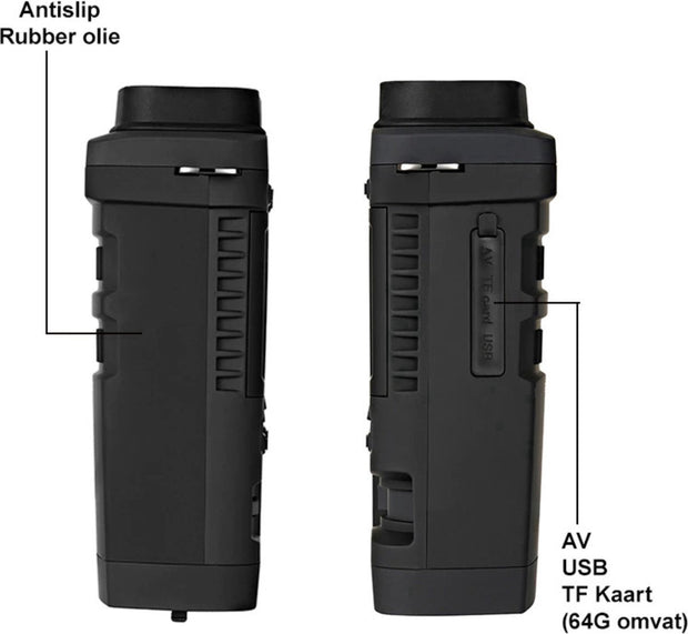 Nachtkijker met Infrarood - Verrekijker voor Volwassenen - Warmtebeeld Kijker met Nachtzicht - Inclusief 32GB SD Kaart