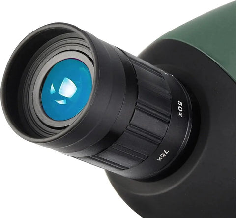 Spotting Scope - Telescope - Waterproof - 45 Degrees - BAK-4 Slanted Eyepiece - Table Tripod - Mobile Phone Adapter - Birdwatching - Celestial Observation