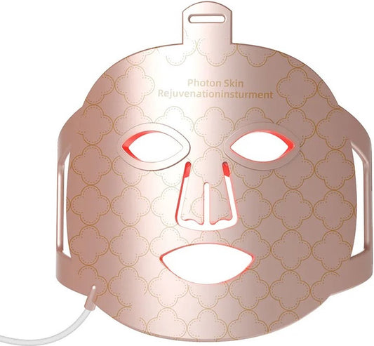LED Gezichtsmasker - LED Face Mask - Anti Veroudering - Anti Aging - Beauty Masker Met LED-Lichttechnologie - Rosé