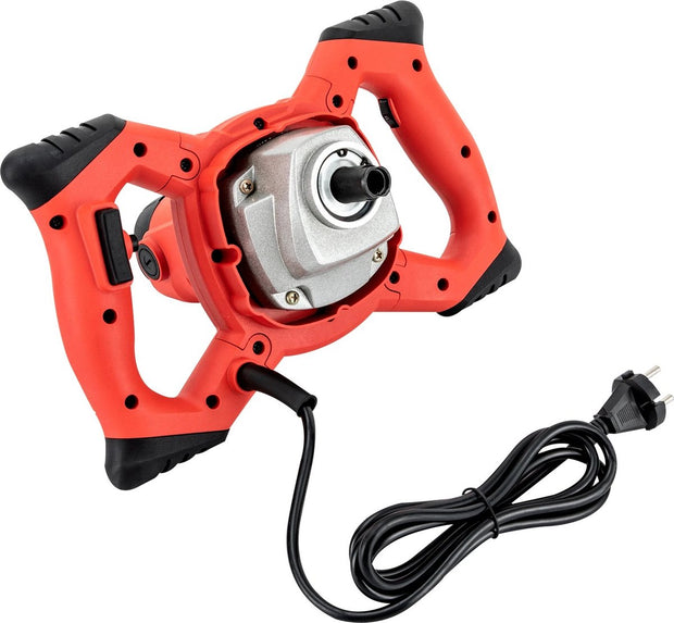 Cement mixer - Mortar mixer - Cement - Hand stirrer - Cement mortar - Double blade - 1500W - 220V - Length 88.5cm