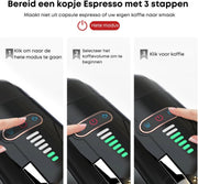 5 in 1 koffiezetapparaat - Koffiezetapparaat - Meerdere capsules - met 2 Partners Philips Senseo Maestro - CSA260/60 - Koffiepadapparaat - Zwart Philips Senseo Select CSA230/60 - Koffiepadapparaat