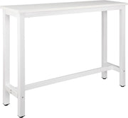 Bartafel deluxe - Bartafel voor Binnen - Rechthoekig - Metaal - Wit - 140x40x100cm