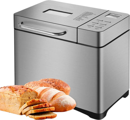 Broodmachine - Metallic - 19 in 1 - RVS - Automatisch - 650 Watt