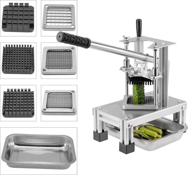 Frietsnijder Roestvrijstaal - Patatsnijder - Aardappelpers - Aardappelsnijder - Fritessnijder
