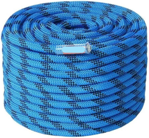 Klim touw - Outdoor rotsklimtouw - Met stalen karabijnhaken - 38 meter