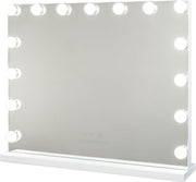 Hollywood Spiegel Met Verlichting - Make-Up Spiegel Met Licht 15 LED - Vanity Mirror 3 - Modi Touch Control Led Spiegel - Hollywood Mirror - Kwalitatieve Schoonheidsspiegel - Make up tafel - Wit