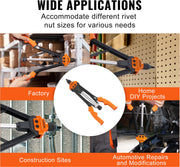 Blindklinkmoertang - Blindklinktang - Moeren En Doornen - M3 M4 M5 M6 M8 M10 M12 Handmatig - Geschikt voor Blindklinken Machine Draadmoeren Blindklinknagels