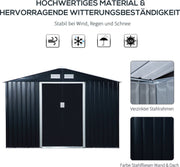 Gereedschapsschuur Tuinhuis Gereedschapsschuur Tuinkast Gereedschapskast Metaal