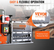 Draadstripmachine - 1,5-32 mm - 750W - Elektrisch Koperdraad Strippen Machine - Gemaakt-10 Kanalen en 10 Snijbladen - voor het Strippen van Koperdraad