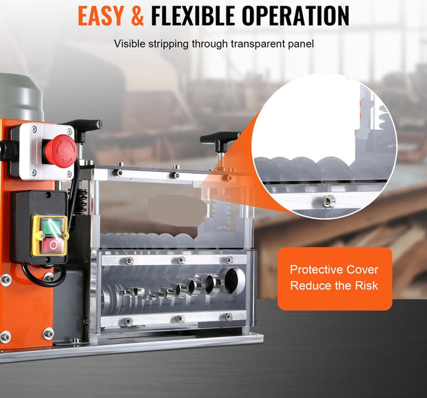 Draadstripmachine - Elektrisch Koperdraad - Strippen Machine - voor het Strippen van Koperdraad - 10 Kanalen en 10 Snijbladen - 1.5-32 mm - 750W