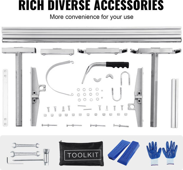 Sawmill Stalen Kettingzaag - Draagbaar - 0,5-30 cm Snijdikte - Geschikt voor 35,5-91,4 cm Kettingzaagbladen - Geschikt voor Bouwvakkers - Ticmerlieden