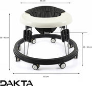 Loopstoel Baby - Loopstoeltje Verstelbaa - Loopwagen - Loopstoelen Meisje / Jongen - 6 tot 18 maanden - Grijs