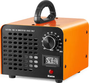 Ozongenerator - 12000 mg/u - 80W - Luchtreiniger - 300㎡ -  Ozonapparaat Gebouwrenovatie - 0-120 Minuten Timer - Deodorant Ozongenerator - Vochtigheidsweergave - Lntelligente Bewaking Van Het Binnenklimaat