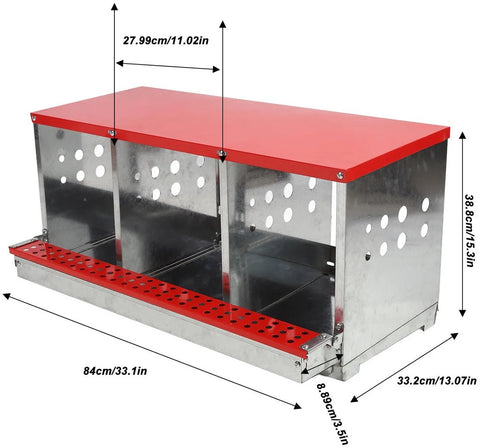 Kippennestbox - 3 Plekken - Kippenhok Met Ren - Kippenren - Kippenhokken - Kippenhok Met Buitenverblijf