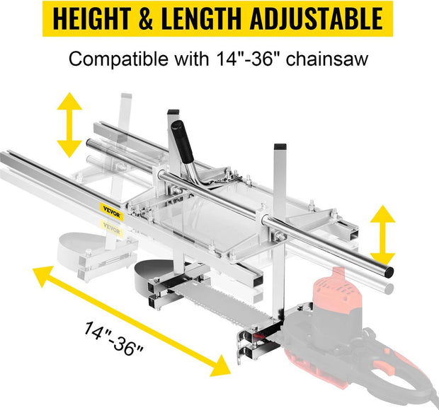 Kettingzaagmolen - Draagbare zaagmolen - Hout zagen - 35 tot 90 cm