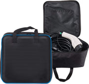 Draagbare Ev - Elektrische Voertuig Oplader Ev - Laadkabel - Oplaadkabel met Type 2 - (IEC62196) CEE 7/7 Stekker 1-Fase 8.6m - 16A - 3.68kW - Zwart