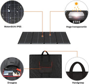 Zonnepanelen Compleet Pakket - Zonnepaneel met Stekker - Plat Dak - 200W