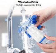 White - 3 Suction Nozzles - 400W - &lt;50 dB - 120 Minutes Runtime - LED Touchscreen Display - 3 Suction Modes