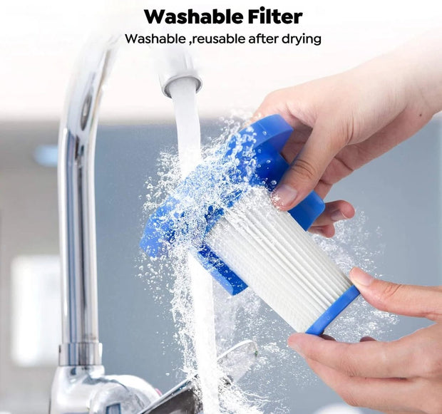 White - 3 Suction Nozzles - 400W - &lt;50 dB - 120 Minutes Runtime - LED Touchscreen Display - 3 Suction Modes