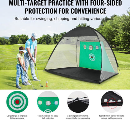Golf Net - Golf Training Set - Including Accessories and Club