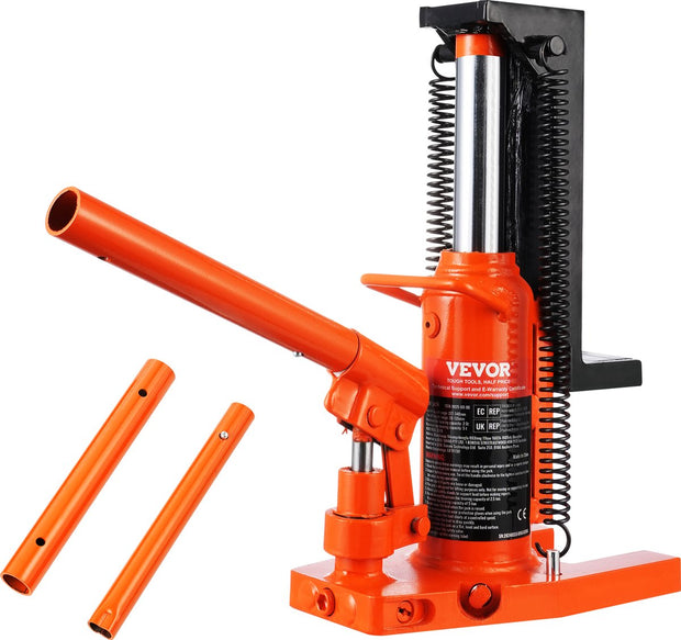 Hydraulische Autokrik - Teenkrik - Hefvermogen Van De Teen 5t - 2-13,5 cm  - Teenhoogte 22,7-34 cm - Klauwtype (Copy)