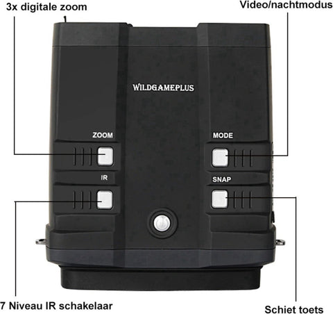 Nachtkijker met Infrarood - Verrekijker voor Volwassenen - Warmtebeeld Kijker met Nachtzicht - Inclusief 32GB SD Kaart