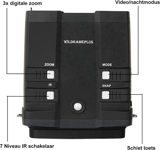 Nachtkijker met Infrarood - Verrekijker voor Volwassenen - Warmtebeeld Kijker met Nachtzicht - Inclusief 32GB SD Kaart