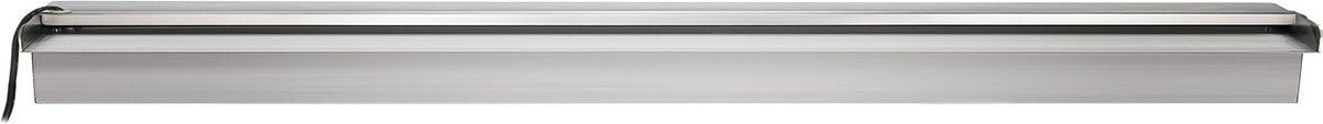 Zwembad Waterval Overloopbak - Gekleurde Led Strip Slang - Afstandsbediening - voor Vijvertuin Zwembad - Rvs - 151 x 11,5 x 8 cm