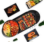 Hotpot Electrisch - Hotpot Pan - Hotpot - Stomer - Slowcooker - Grillplaat - Stoompan - Bbq - Zwart