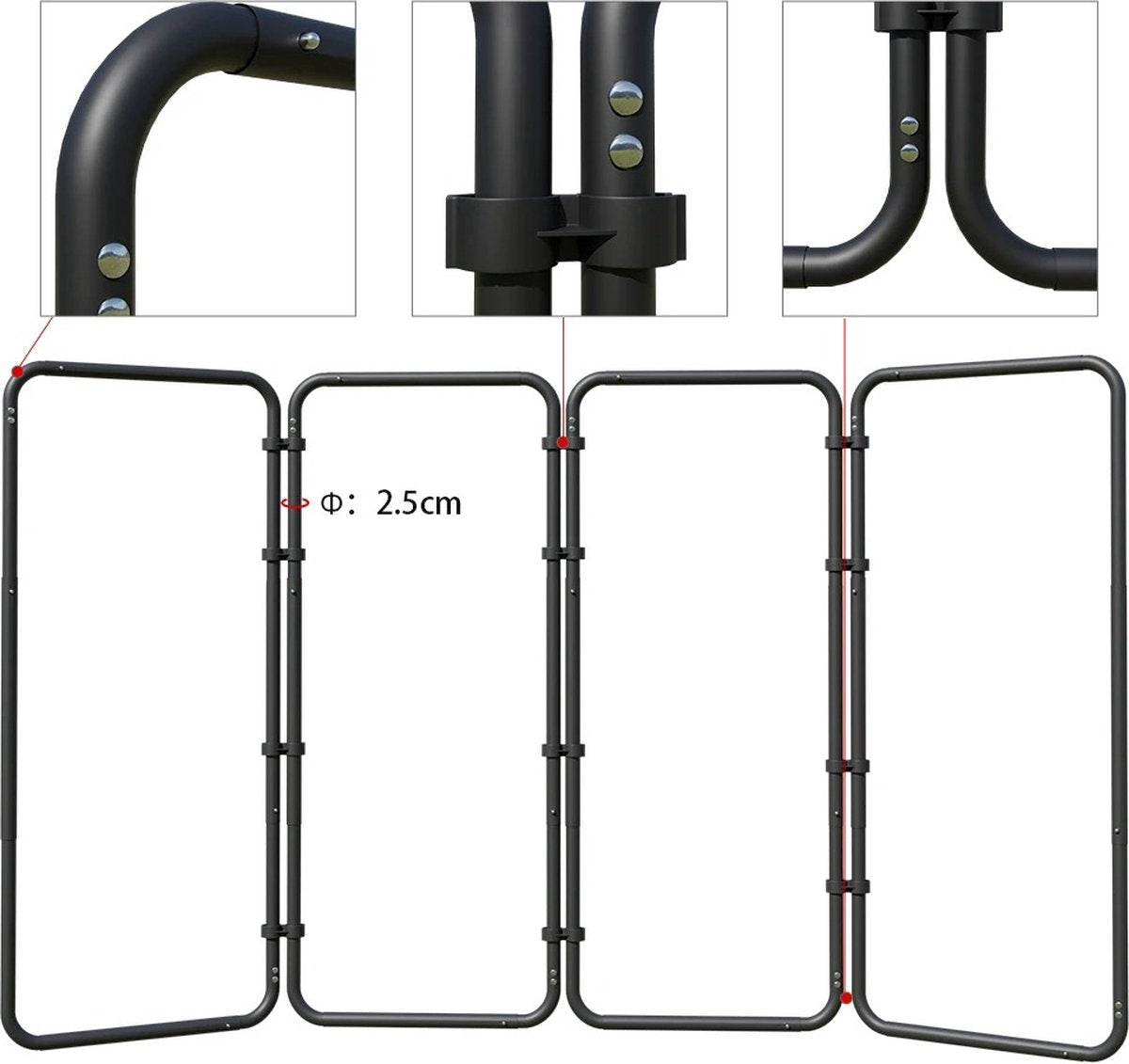 White screen - Foto studio - Achtergrond doek - Panoramische frames - Inclusief opslag tas - Wit - 240 cm x 400 cm - Geschikt voor fotografie of video opnames