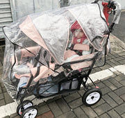 Luxe Kinderwagen - Luxe Kinderkoets - Luxe Babywagen - Luxe Baby Koets - Baby Koets - Kinderwagen - Babywagen - Kinderkoets - Inklapbaar - 3 In 1 - 9KG - Blauw - Tweeling