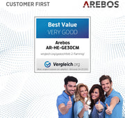 Gaskookplaat 2 Pits - Glaskeramisch - Incl. Pannenrek & Ontstekings Zekering - Autarkic -  Geschikt voor aardgas of propaangas - Gasfornuis Gaskookplaat