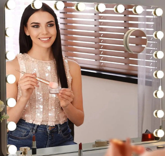 Make up spiegel - Make up spiegel met bluetooth - Hollywood make up spiegel - Met verlichting