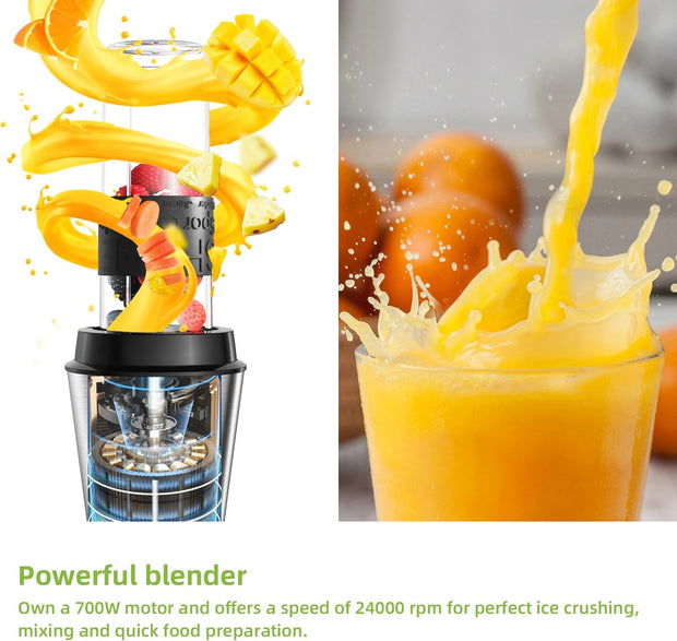 Multifunctionele Keukenmachine 3-In-1 - 700W - 1.2 liter - Makkelijk Schoon Te Maken - Compact - Juicer - Maler - Blender - Hakmolen - Smoothie - Mixer