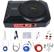 Auto Subwoofer Audio - 800W - Krachtige luidspreker - 90db - Onderstoel Woofer - Subwooferbehuizing met kabel - 40Hz-20KHz - Zwart