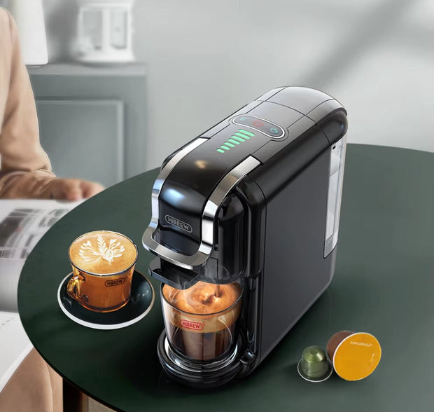 5 in 1 Koffiezetapparaat - Koffie Apparaat - Koffiemachine - Koffiemachines - Koffiemachines - Meerdere Capsules - Cappuccino - Latte - Heet/Koud - 5 In 1