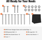 Firewood rack - Outdoor wood storage - Wood storage - With waterproof cover - 132x36x117cm