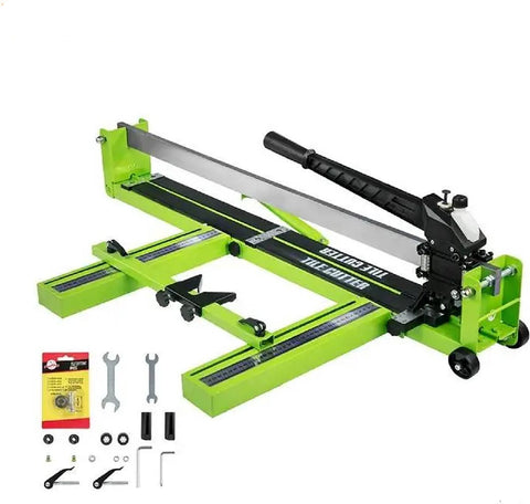 Handmatige tegelsnijder - Tegelsnijder - Tegelsnijmachine - Snijmachine - Manual Tile Cutter - Tile cutter - 100MM - Incl laser - Groen