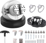 Sieraden Ball Vise - Graveergereedschap - 12,7 cm Kogeldiameter - 9,8 cm Maximale Opening - Verchroomd - Geschikt voor Sieraden - Kleine Details Graveren - Zilver