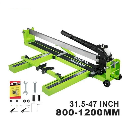 Handmatige tegelsnijder - Tegelsnijder - Tegelsnijmachine - Snijmachine - Manual Tile Cutter - Tile cutter - 800MM - Incl laser - Groen
