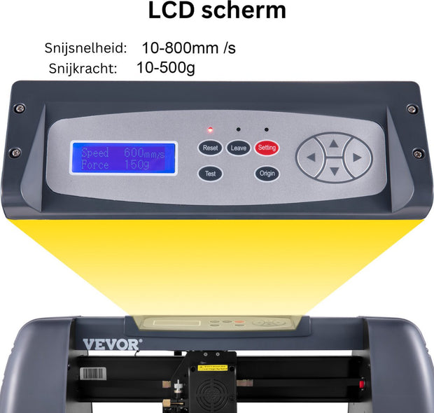 Cutting Plotter - Plotter Machine - Cutting Machine - 14 Inch - 800 mm per Second - 16 MB Memory - Repeatability: 0.0004 - Vinyl Cutting Machine - Blue