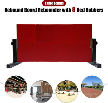 Table Tennis Rebound Board - Rebounder - 66x33 cm - Table Tennis Rebound Board - Ping-Pong Training Standing Table Equipment - For Home Indoor Outdoor