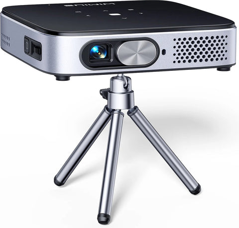 Mini beamer - Mini beamer projector - Mini projector smartphone - Mini projector bluetooth - Mini beamer wifi bluetooth - Mini projector voor telefoon - Android - FHD 1080P ondersteuning