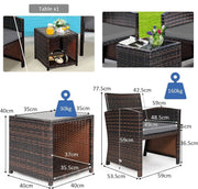 Tuinset - 6-delig - tuinstoelen - tuinstoelen verstelbaar - tuinstoelen stapelbaar - tuinsets -tuinstoelen stapelbaar