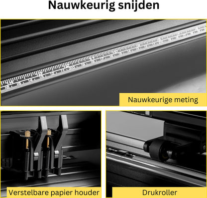 Snijplotter - Plotter Machine - Snijmachine - 14 Inch - 800 mm per Seconde - 16 MB Geheugen - Herhalingsnauwkeurigheid: 0,0004 - Vinyl Snijmachine - Blauw