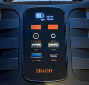 Draagbare Krachtcentrale - 150W - Stroomgenerator - 99 Wh Lithium - Snel Laden - Camping Zonnegenerator - Powerbank - Generator - LED Lamp