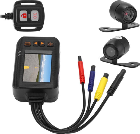 Motorfiets Dashcam Recorder - Waterdichte HD Opname - Bewegingsdetectie - Loopopname - Eenvoudige Installatie