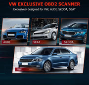 OBD2 Scanner - OBD2 - Uitleesapparatuur Auto - Diagnose Auto - Autodiagnosetool - Diagnosecomputer - Storing Verwijderen - Volledige systeemdiagnose - Zwart