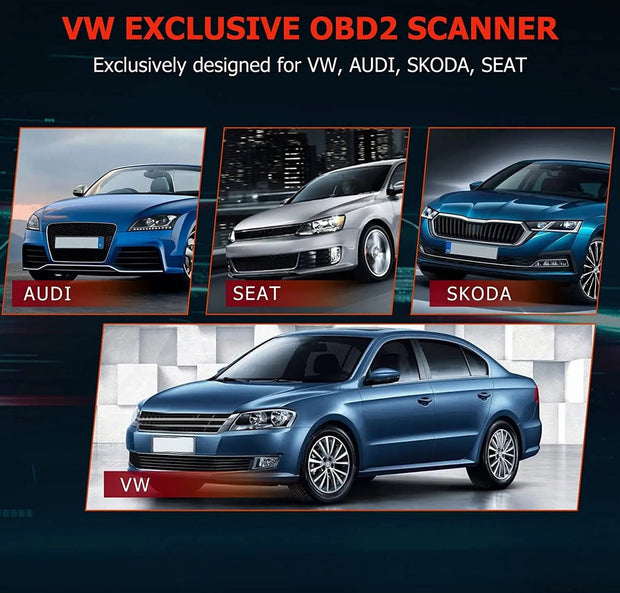 OBD2 Scanner - OBD2 - Uitleesapparatuur Auto - Diagnose Auto - Autodiagnosetool - Diagnosecomputer - Storing Verwijderen - Volledige systeemdiagnose - Zwart